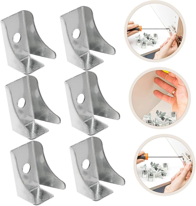 10Pcs Black Shelf Support Clips Durable Cabinet Clips for Shelving Bookcases Home Office Storage - Image 5